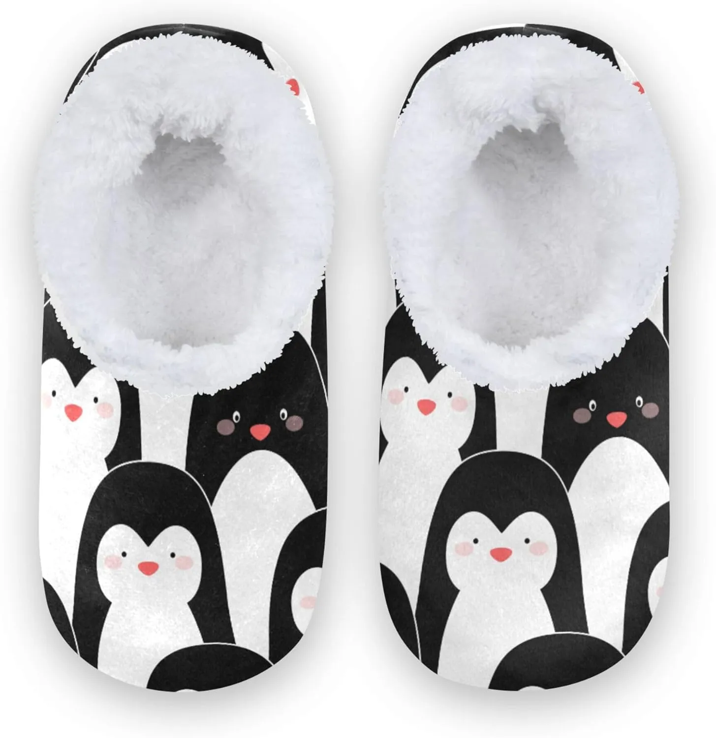 Fisyme Kids Slippers Boys Girls Warm Soft Indoor House Slipper Socks Home Shoes