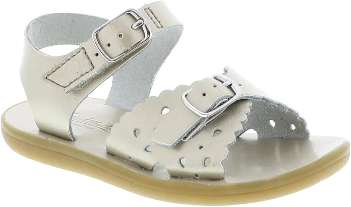 Footmates Eco-Ariel Sandal - Soft Gold Micro