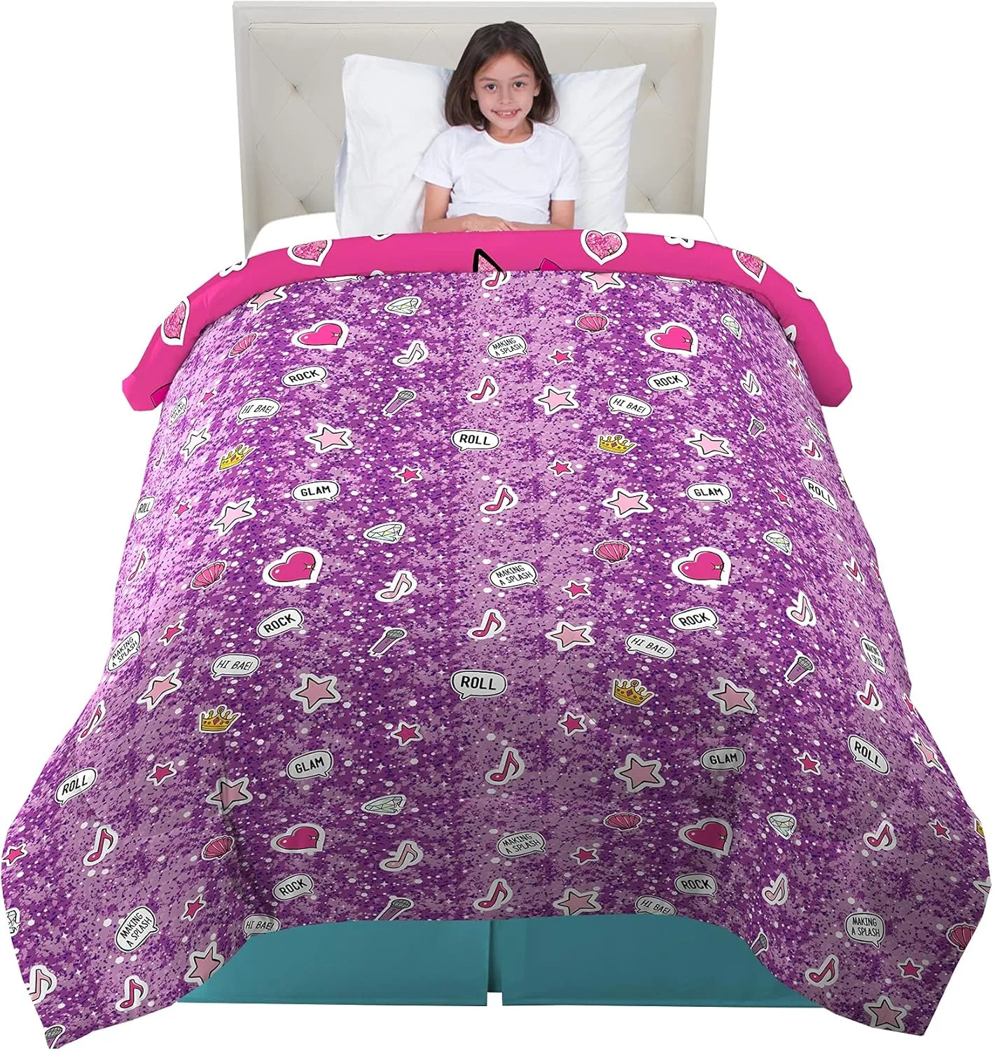 Franco Kids Bedding Soft Microfiber Comforter, Twin, LOL Surprise