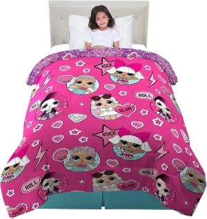 Franco Kids Bedding Soft Microfiber Comforter, Twin, LOL Surprise