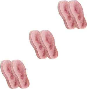 Gatuida Sets Winter House Shoes Insoles Warm Inner Soles Comfortable Faux Fur Liners for Slippers Pairs