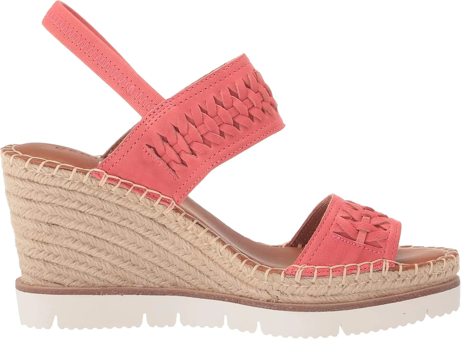 Gentle Souls by Kenneth Cole Women's Elyssa Two-Band Braid Wedge Sandal