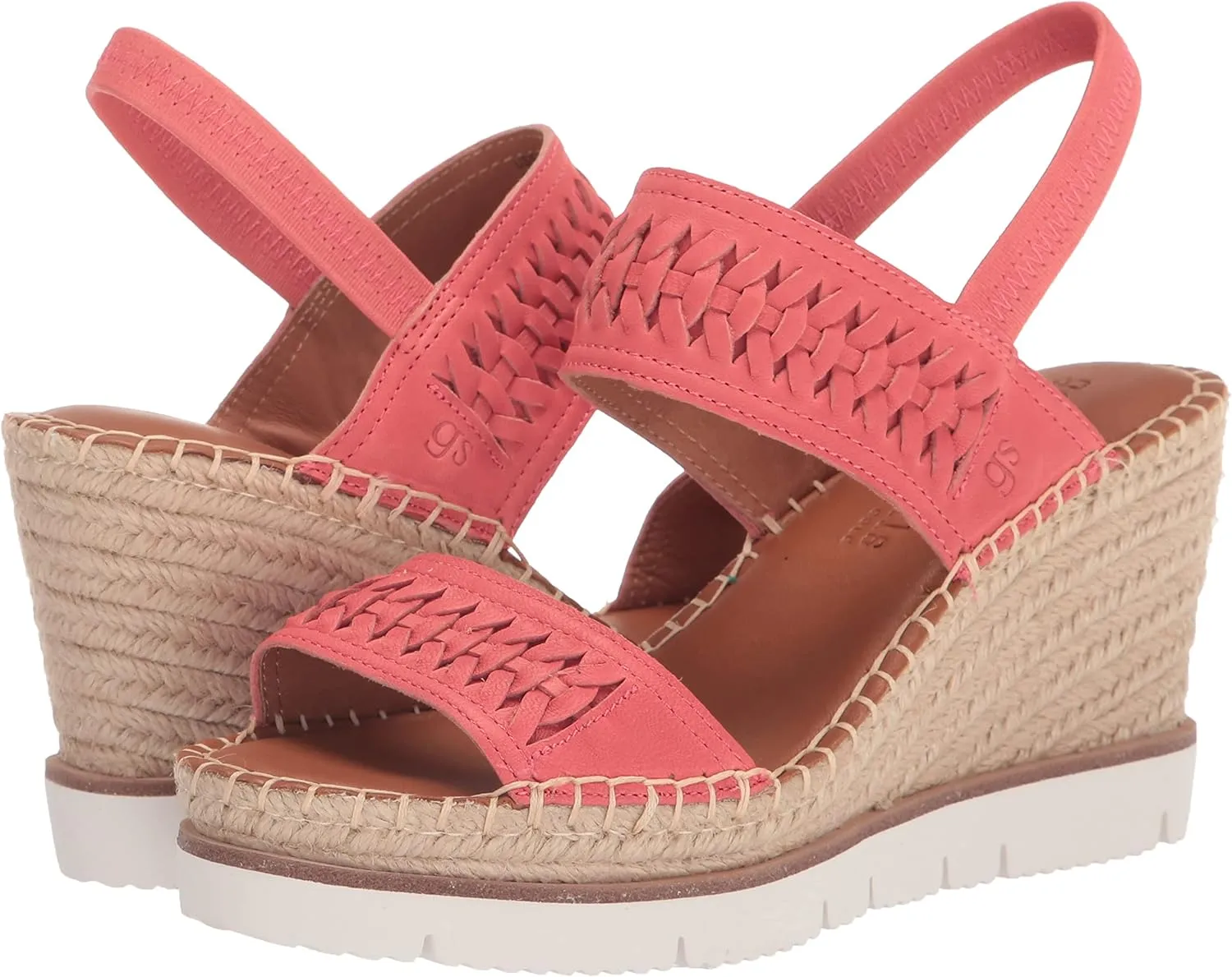 Gentle Souls by Kenneth Cole Women's Elyssa Two-Band Braid Wedge Sandal