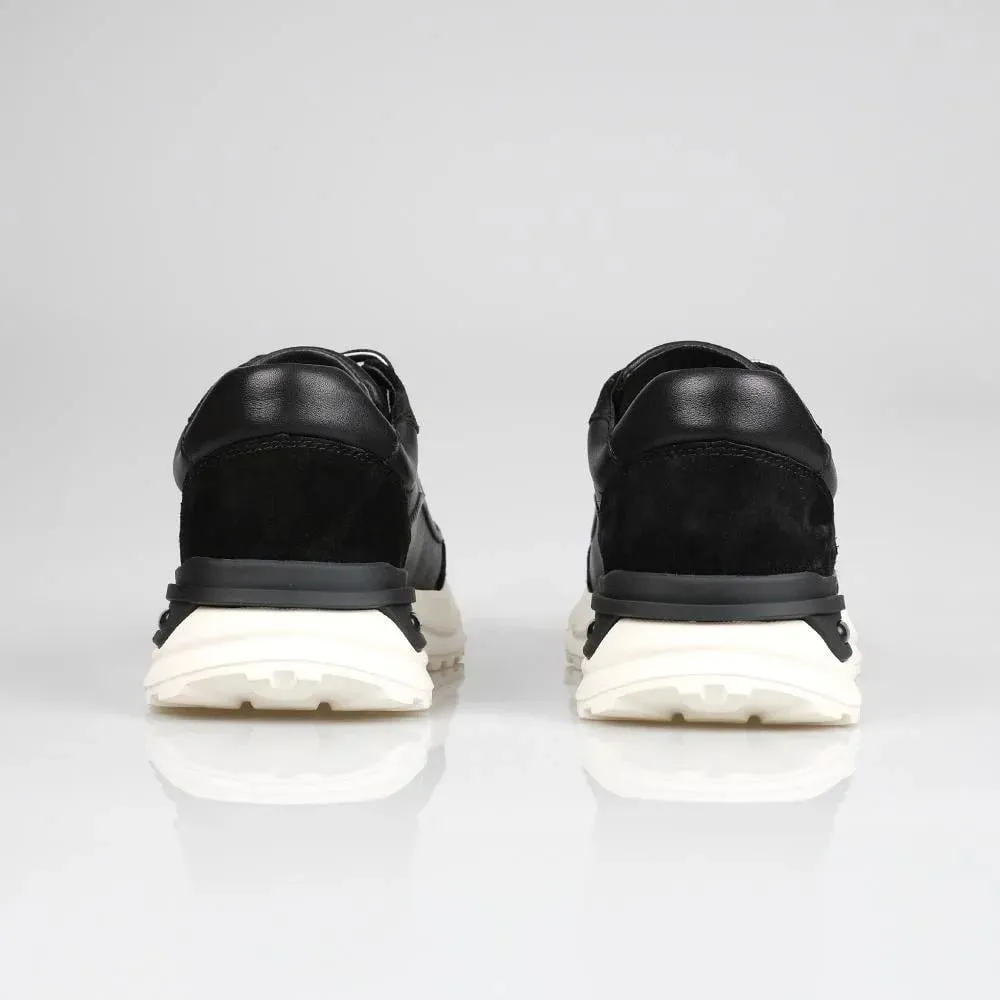 Genuine Leather Black Sneaker TG-100 SCB-275