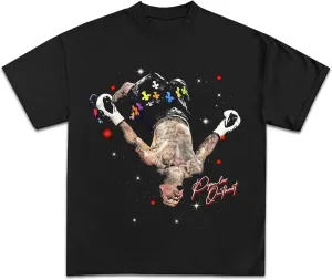 Gervonte Tank Davis Chrome Flip Graphic T-Shirt | Premium Quality Heavyweight Shirt for Adults & Kids
