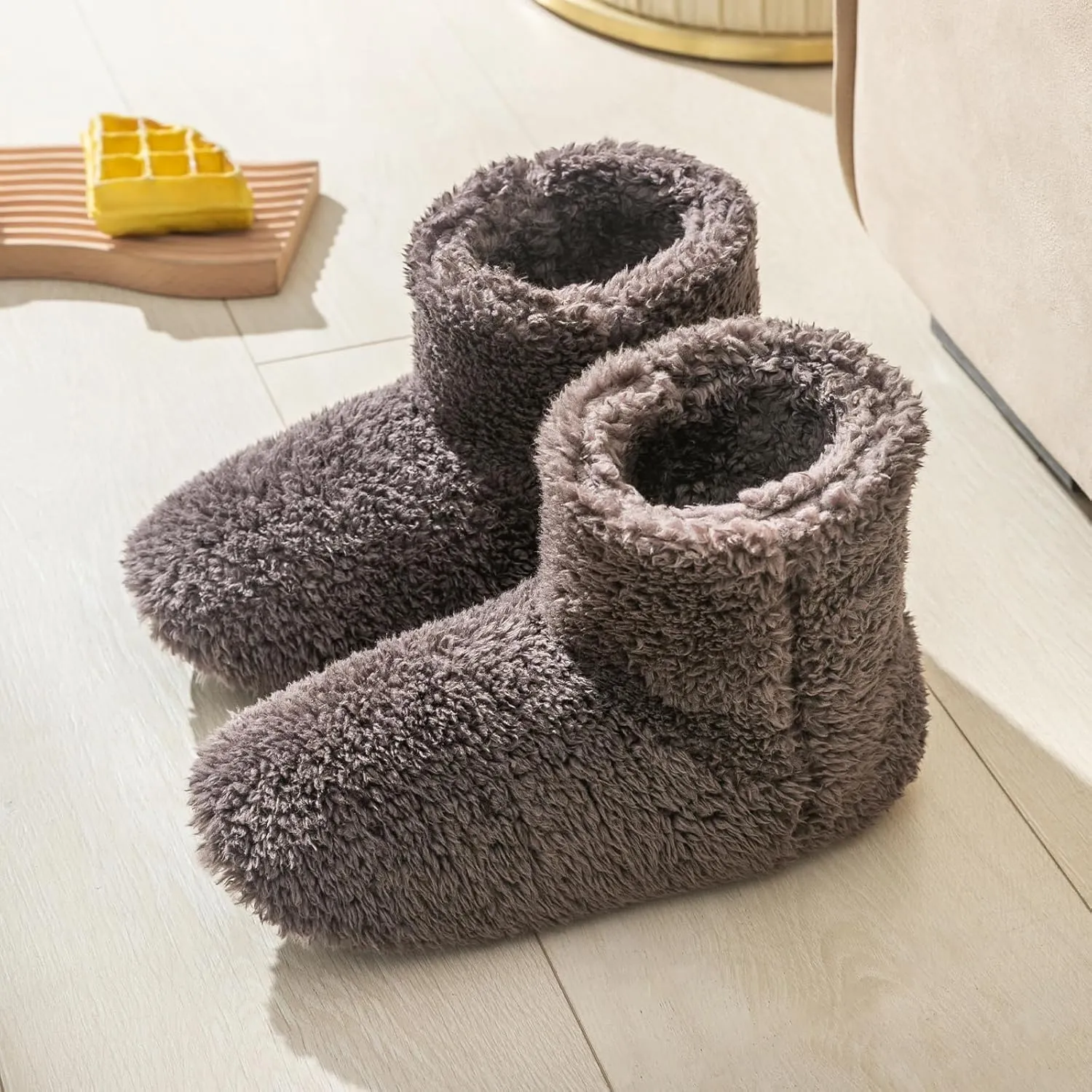 Giltpeak Boot Slippers for Women Indoor, Slipper Socks for Women, House Booties, Cozy Warm Lined Slippers for Non-Slip Indoor Slippers
