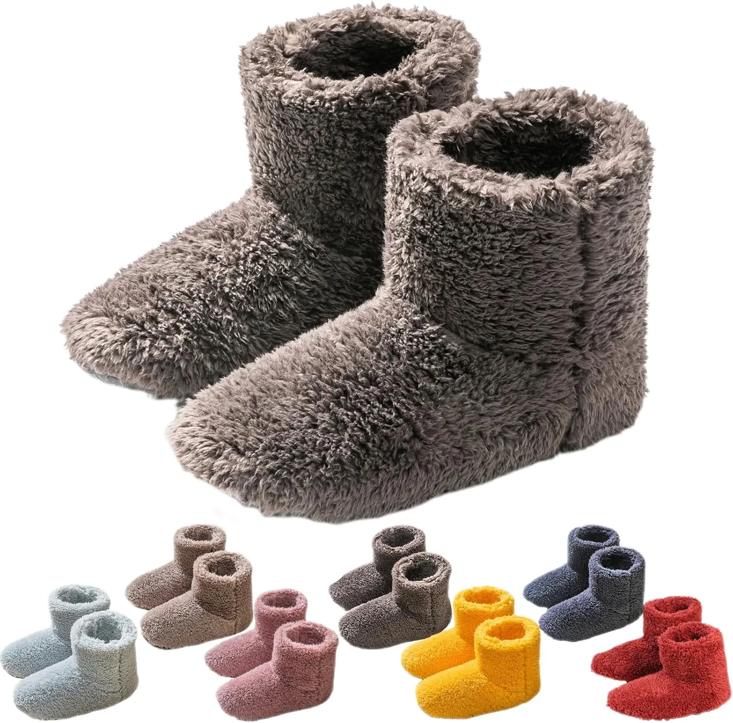 Giltpeak Boot Slippers for Women Indoor, Slipper Socks for Women, House Booties, Cozy Warm Lined Slippers for Non-Slip Indoor Slippers