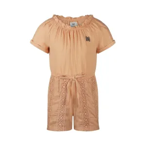 GIRLS JUMPSHORTS PEACH PINK MUSLIN