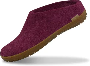 Glerups 100% Gotland Sheep Wool Slipper with rubber sole - Unisex Slip-on