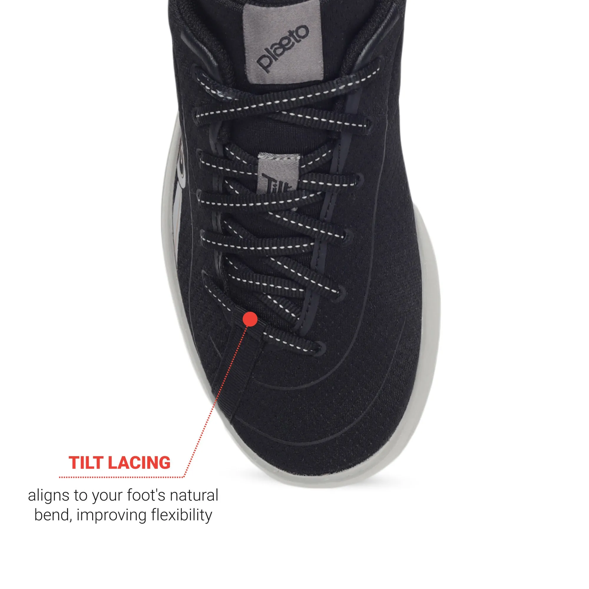 Go Men's Sports Shoes - Black / Grey