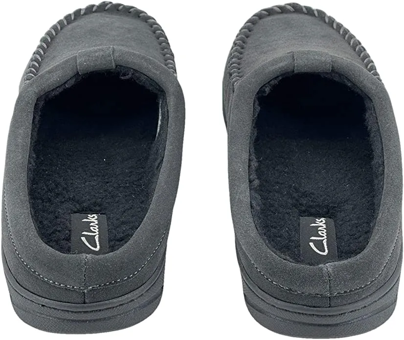 Grey Value-for-money Slipper Indoor Slashed prices and Outdoor Suede Cow Mule Lined Clogs Clarks Slip-On Fur