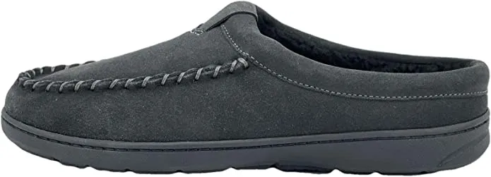 Grey Value-for-money Slipper Indoor Slashed prices and Outdoor Suede Cow Mule Lined Clogs Clarks Slip-On Fur