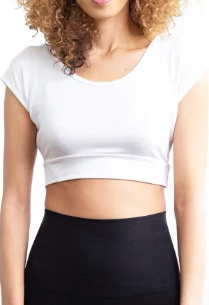 HALFTEE Cap Sleeve Layering Tee | Demi Cami for Women & Teens | Cute Crop Top | XS-6X |