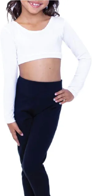 HALFTEE Girls Layering Tee | Crop Tops for Girls | Sizes 4-12