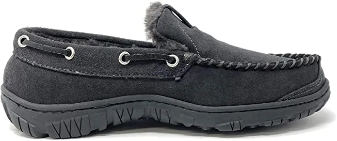 High-efficiency Grey Popular choice Suede Suede Slippers Clarks Loafers Venetian Furry Moccasin Lined