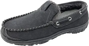 High-efficiency Grey Popular choice Suede Suede Slippers Clarks Loafers Venetian Furry Moccasin Lined
