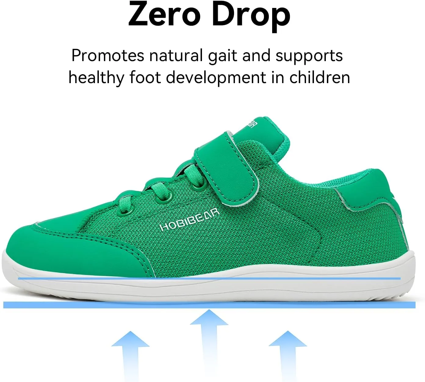HOBIBEAR Kids Barefoot Shoes Wide Toe Box Zero Drop for Toddler Little Big Kid Boys Girls Walking Sneaker