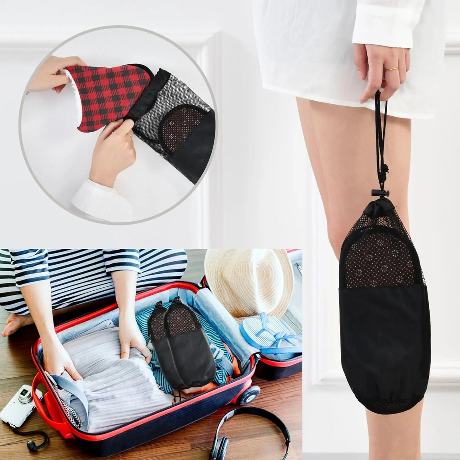 Home Shoes for Men Woman Fuzzy Fleece Non-Slip Warm Home Slippers Home Indoor M