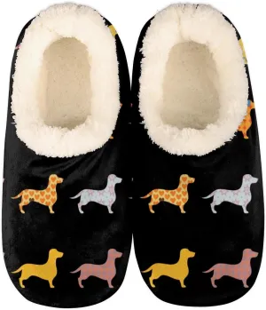 House Slippers for Women Men, Animal Fuzzy Soft Cozy Non Slip Slipper Socks for Indoor Outdoor