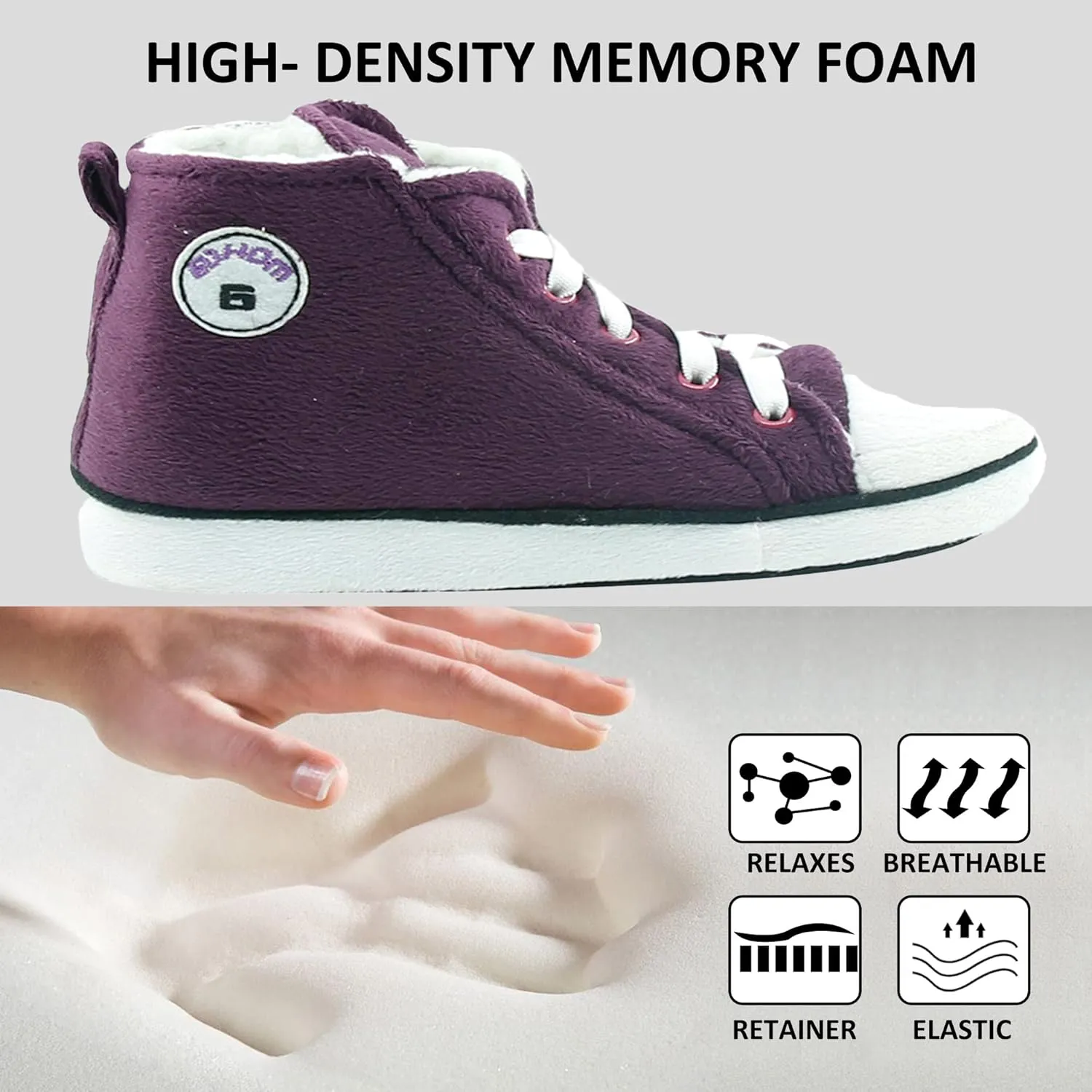House Sneaker Slippers for Men Warm Winter Funny Cozy Indoor Sneakers Slipper Shoes Boys