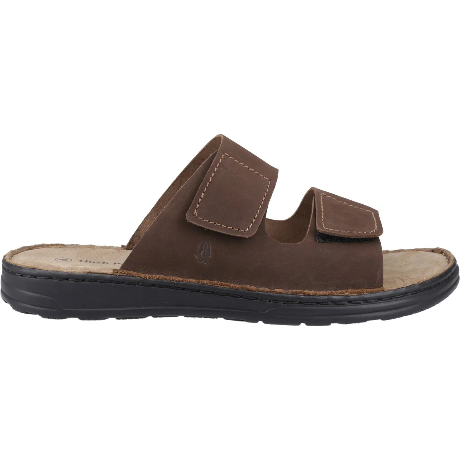 Hush Puppies Eugene Leather Men's Brown Sandals
