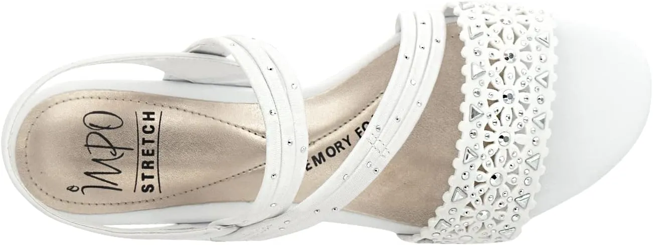 Impo Gatrina Stretch Wedge Sandal with Memory Foam