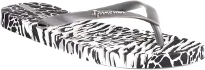 Ipanema Animale Print Fem Womens Flip Flops - Comfortable Animal Print Flip Flops for Women, Women's Flip Flops w/Arch Support, Bright Colorful Summer Sandals for Women