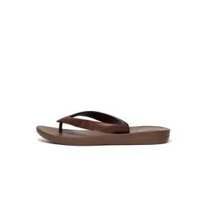 IQUSHION Ergonomic Leather Flip-Flops