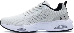 JARLIF Men's Air Running Shoes Athletic Cushioned Tennis Shoes Comfortable Supportive Sport Gym Jogging Sneaker Size 7-13