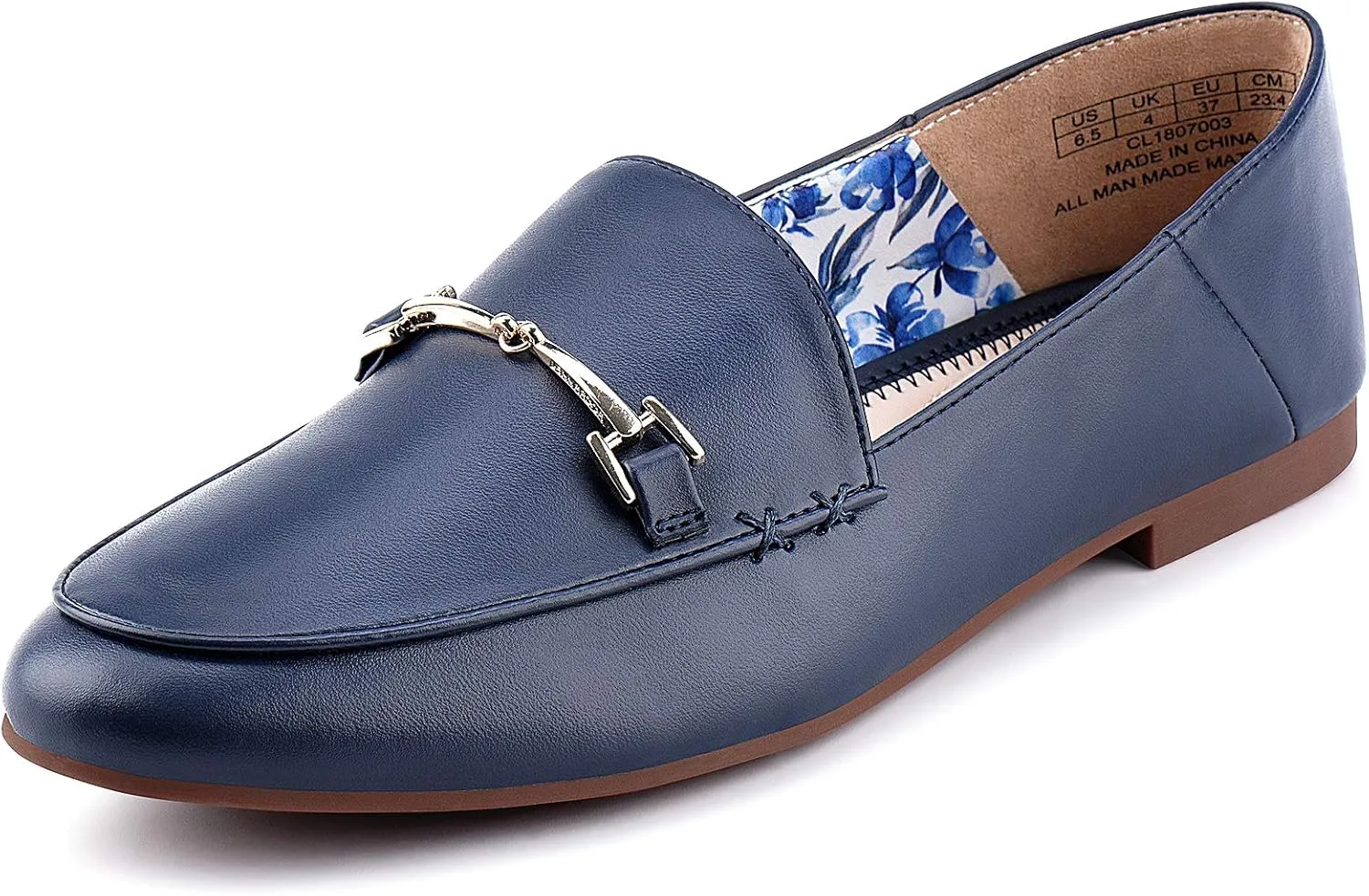 JENN ARDOR Loafers for Women Flats Shoes Womens Penny Loafers Slip On Pointed Toe Comfortable Office Work Driving Flats Fashion Dress Shoes for Women