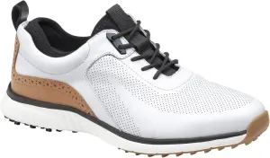 Johnston & Murphy Men's XC4 H1-Luxe Hybrid White Waterproof Full Grain 12 M US