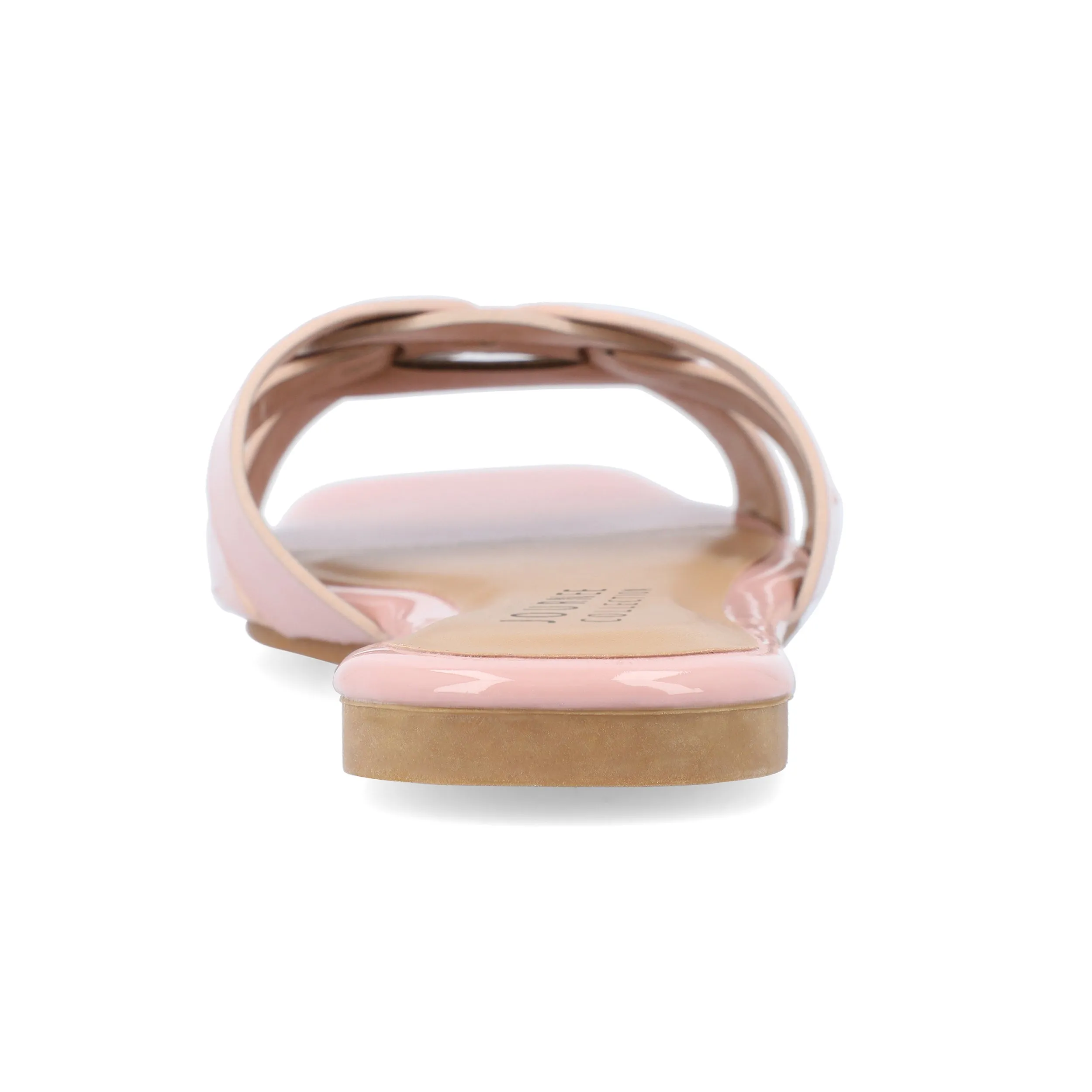 Journee Womens Arrina Wide Width Flat Sandals