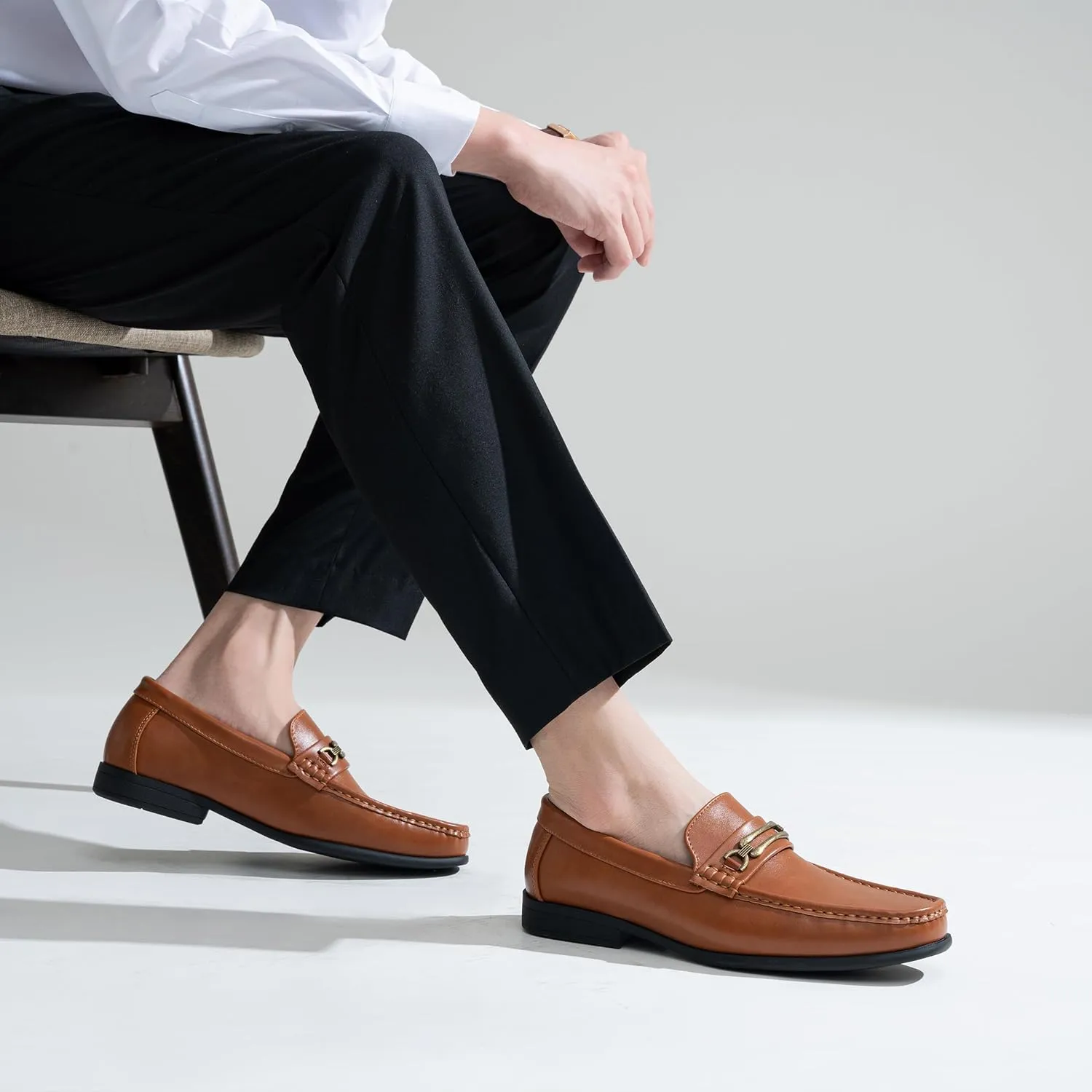 Jousen Men's Loafers Casual Slip On Shoes Soft Penny Loafers for Men Lightweight Driving Boat Shoes