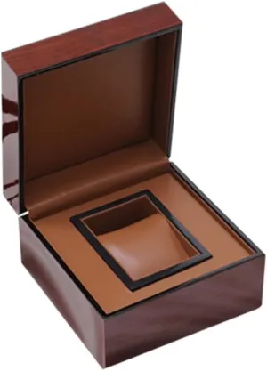 JSEIAJB Wooden Box High-end Watch Box Painted and Glossy Watch Box Design Flip Top Jewelry Box