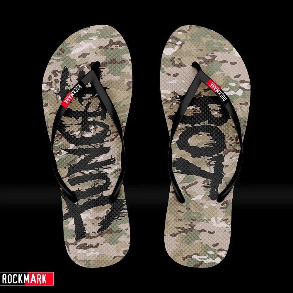 Jungle Rot Logo Flip-Flops