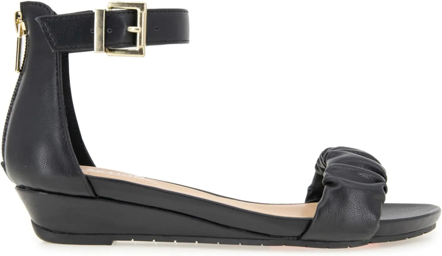 Kenneth Cole REACTION Women's Scrunch Wedge Sandal