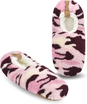 Keyela Mens Slipper Socks With Non Skid Bottoms, Warm Slipper Socks With Grippers For Men, Fuzzy House Slippers