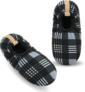 Keyela Mens Slipper Socks With Non Skid Bottoms, Warm Slipper Socks With Grippers For Men, Fuzzy House Slippers