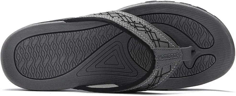 KIIU Mens Thong Sandals Indoor and Outdoor Beach Flip Flop