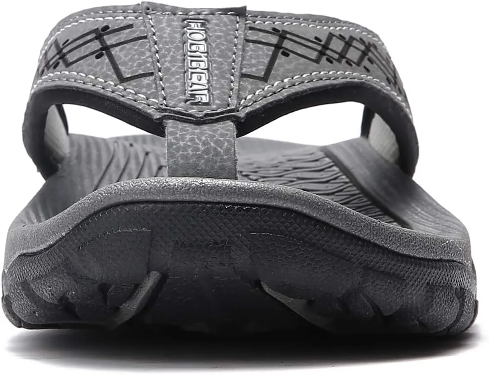 KIIU Mens Thong Sandals Indoor and Outdoor Beach Flip Flop