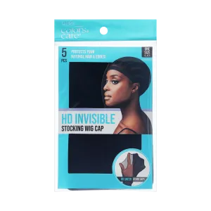 KISS Colors & Care HD Invisible Stocking Wig Cap - Black