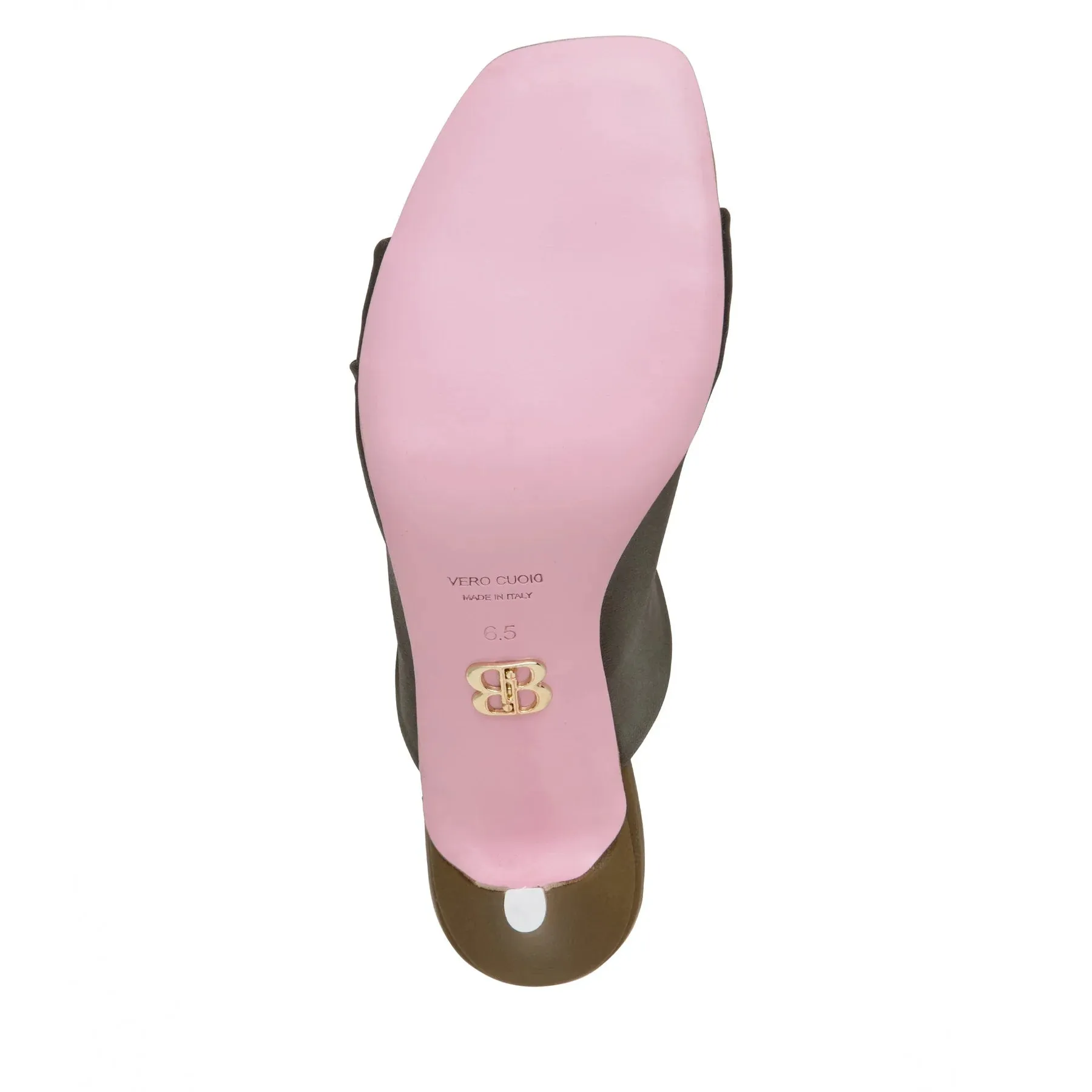 Lana Khaki Stretch Mules