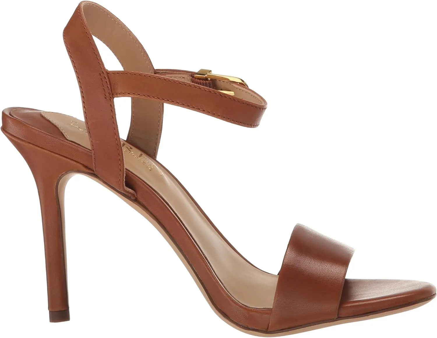 Lauren Ralph Lauren Women's Gwen Burnished Leather Sandal