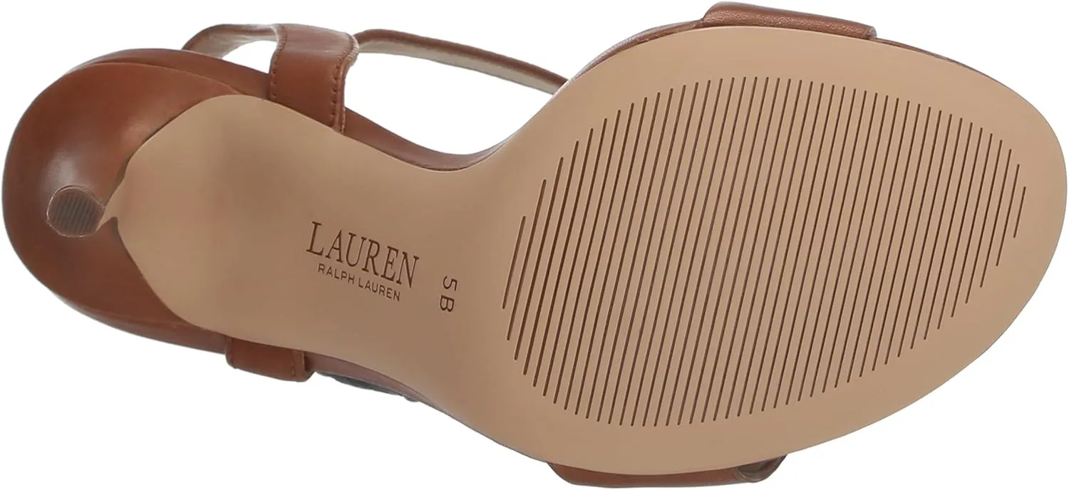 Lauren Ralph Lauren Women's Gwen Burnished Leather Sandal