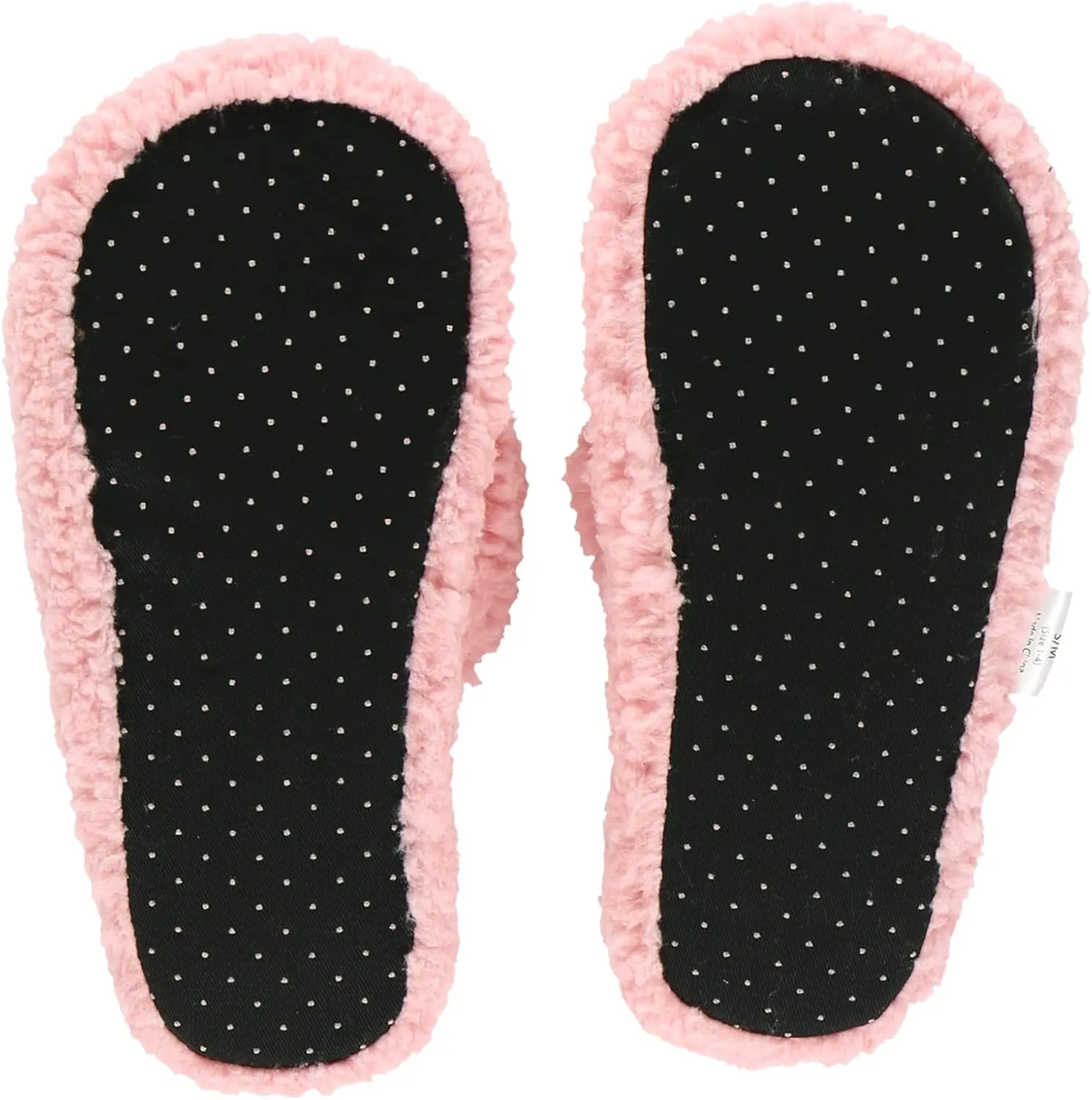 Lazy One Spa Flip-Flop Slippers for Women, Girls' Fuzzy House Slippers