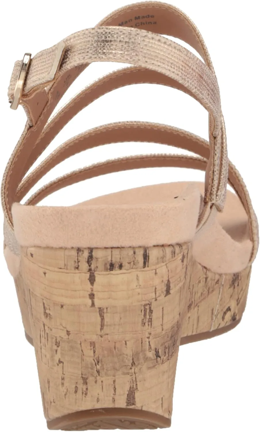 LifeStride Women's Discover Strappy Platform Wedge Sandal