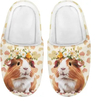 Little Girls Slippers Indoor Comfort Cute Pattern Size 9-15 Black