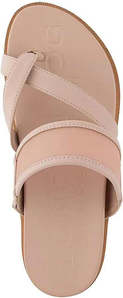 LONDON FOG Womens Noome Comfort Platform Sandal Stretch Fabric Comfort Womens Sandals