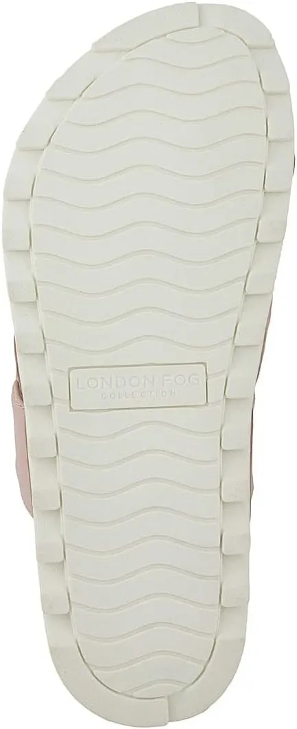 LONDON FOG Womens Noome Comfort Platform Sandal Stretch Fabric Comfort Womens Sandals