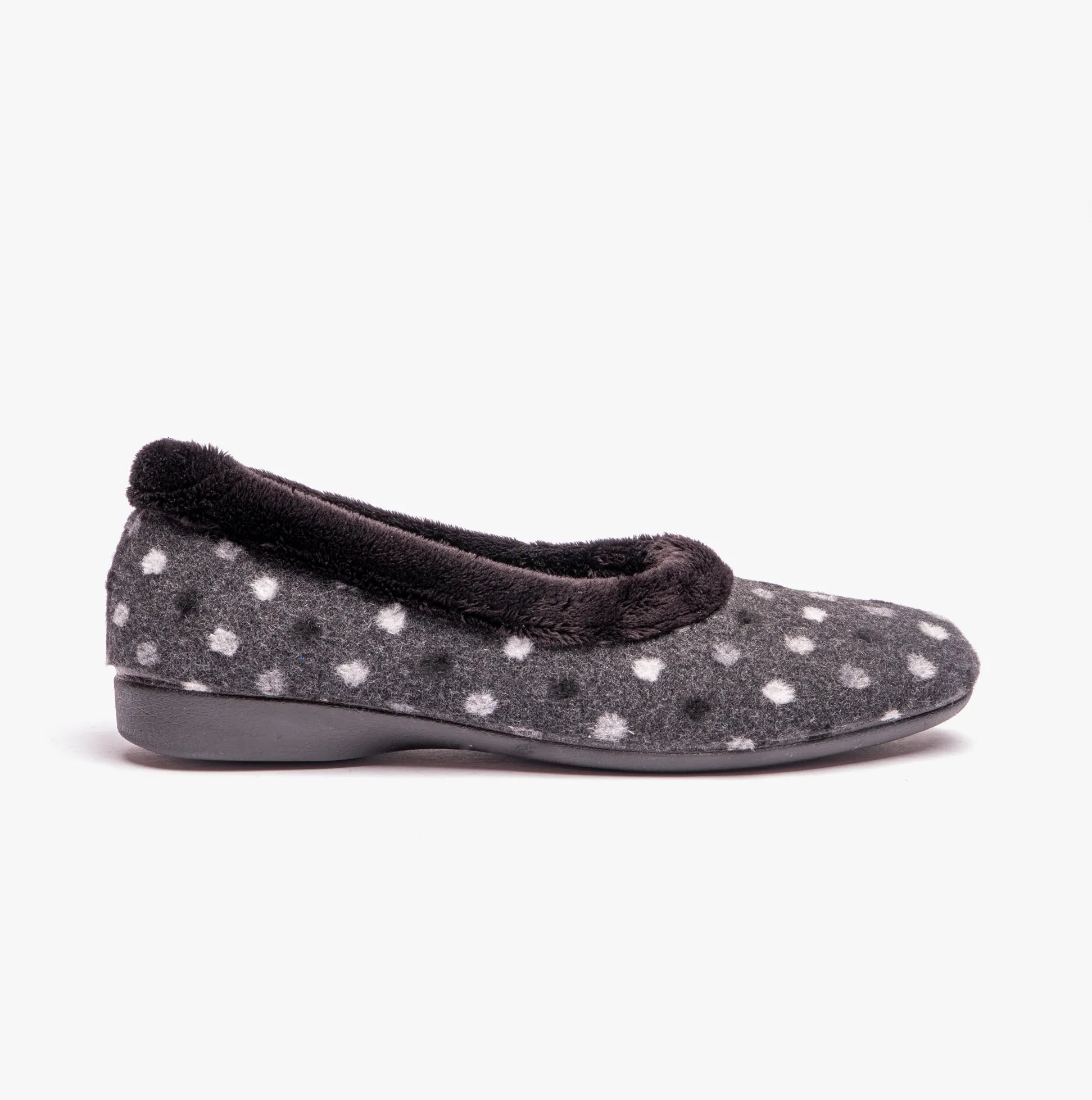 Lotus GERI Womens Slippers Black
